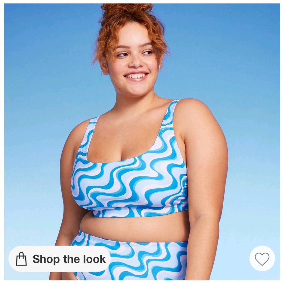 Wild Fable Target Plus Size Bikini Top